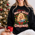 Have A Holly Dolly Christmas Dark Shirt, Retro Country Music Graphic Tee, Dolly Parton Fan Gift 686120
