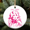 1946-2026 Dolly Parton Memorial Ceramic Ornament, Country Legend Tribute Christmas Gift 686141