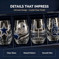 🏈Dallas Cowboys 4-Piece Glass Set – A Must-Have For True Cowboys Fans