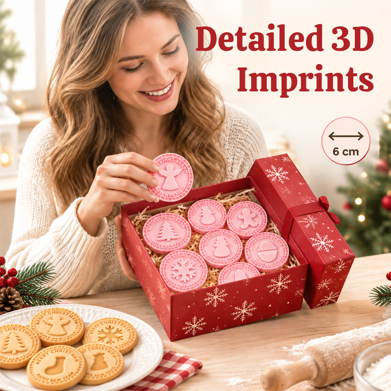 🍪Set di stampi per biscotti 3D natalizi con ripieno