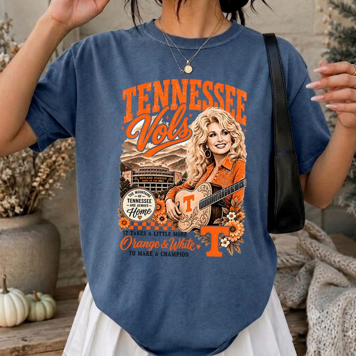 Retro Tennessee Vols Dolly Parton Memorial Shirt, Country Music Graphic Tee 686126