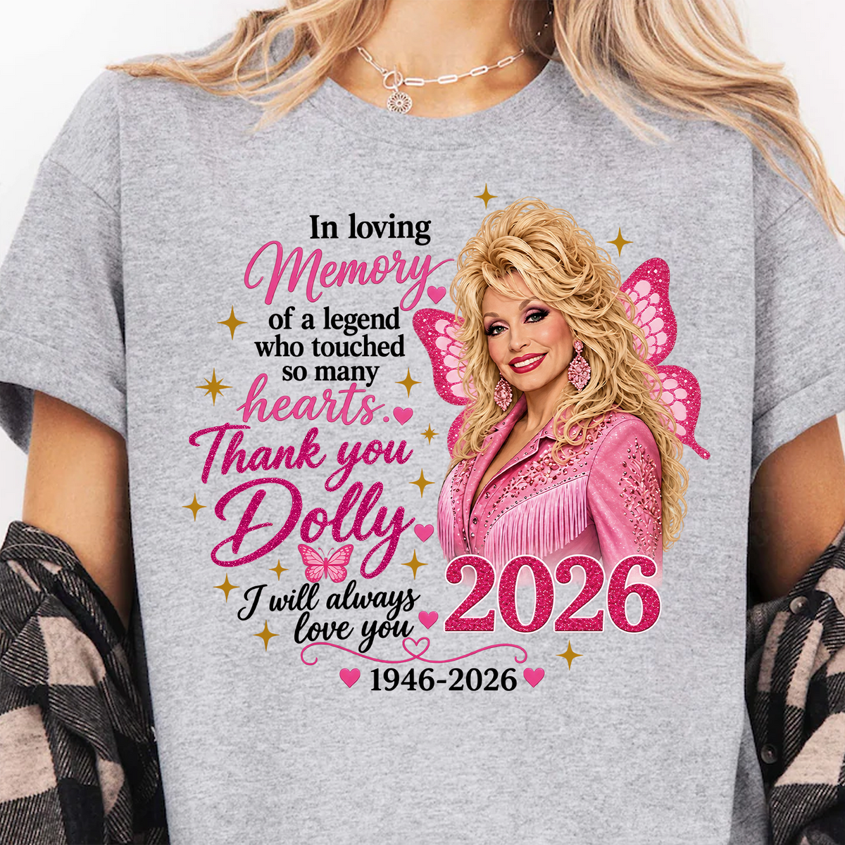 Dolly Parton Memorial Bright Sweater | I Will Always Love You Holiday Sweatshirt | Country Music Legend Tee 686067