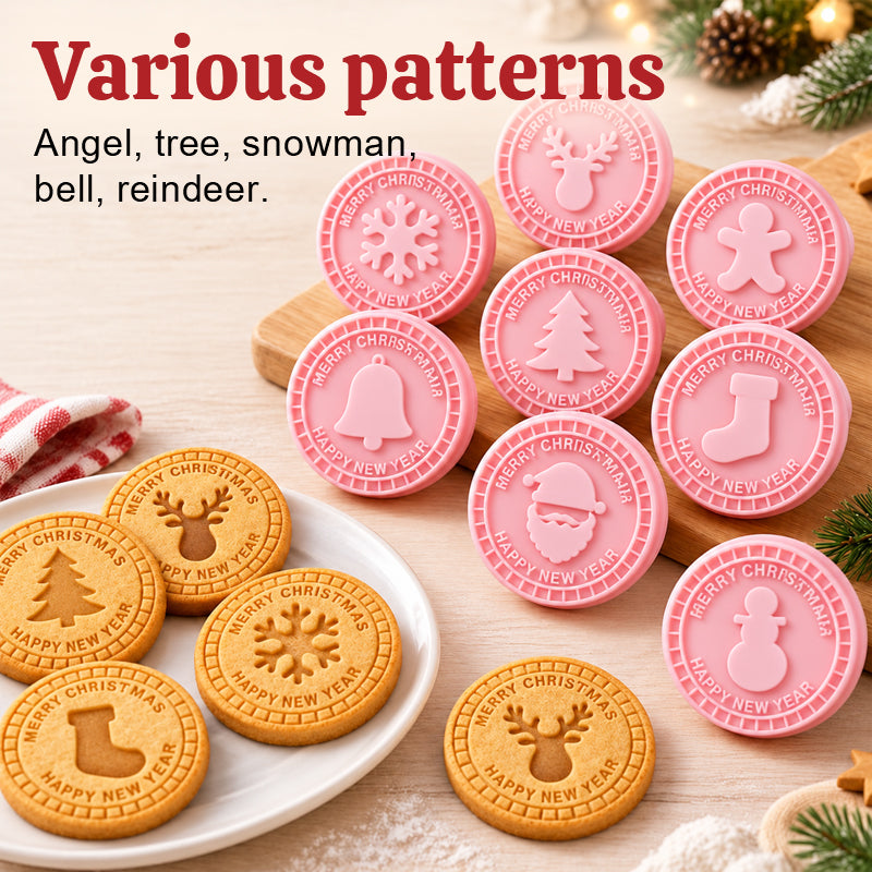 🍪Set di stampi per biscotti 3D natalizi con ripieno