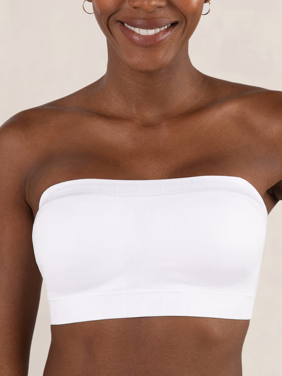 ⛱️Last Day Special Price $23.99!!🤩🔥Convertible Strapless Bandeau Bra with Wireless Comfort, Anti-Slip Grip & Removable Straps