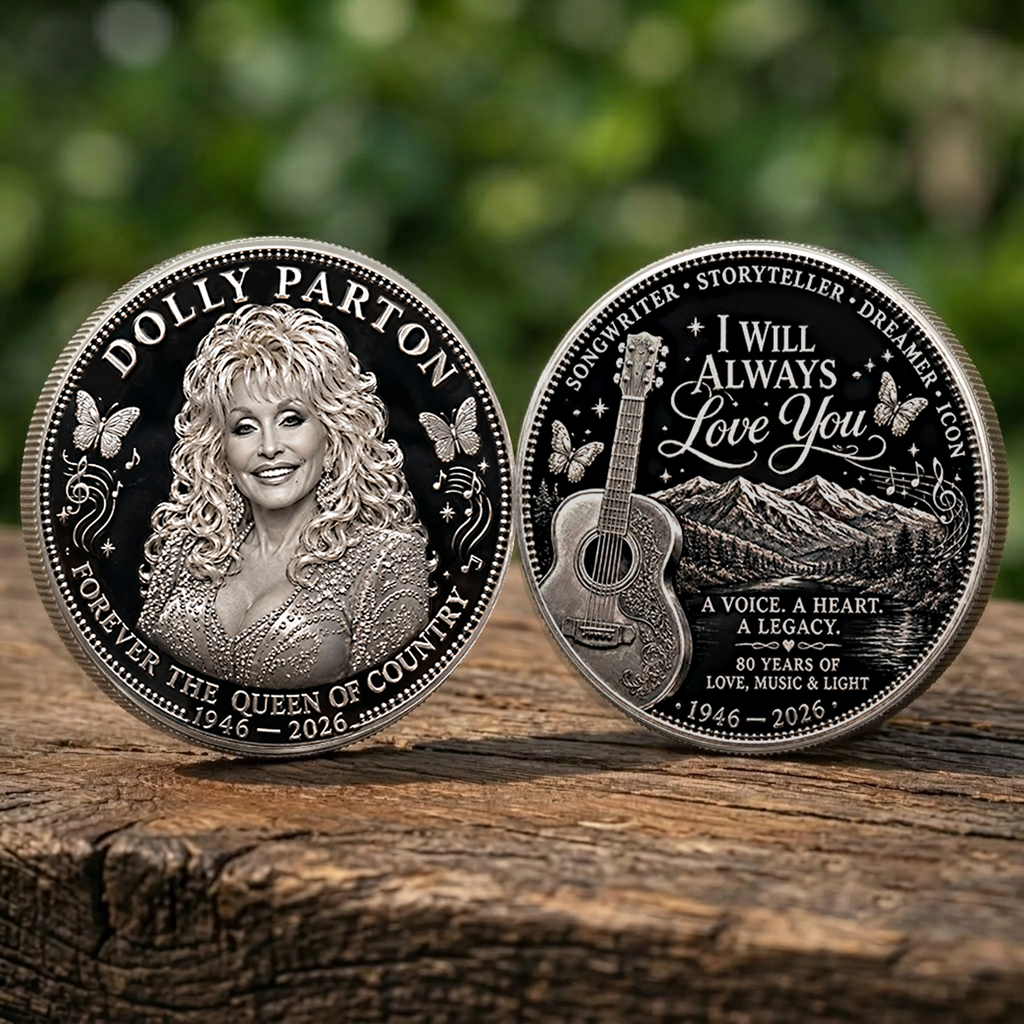 Dolly Parton Memorial Commemorative Coin, I Will Always Love You Legacy Coin, Country Music Tribute 686124