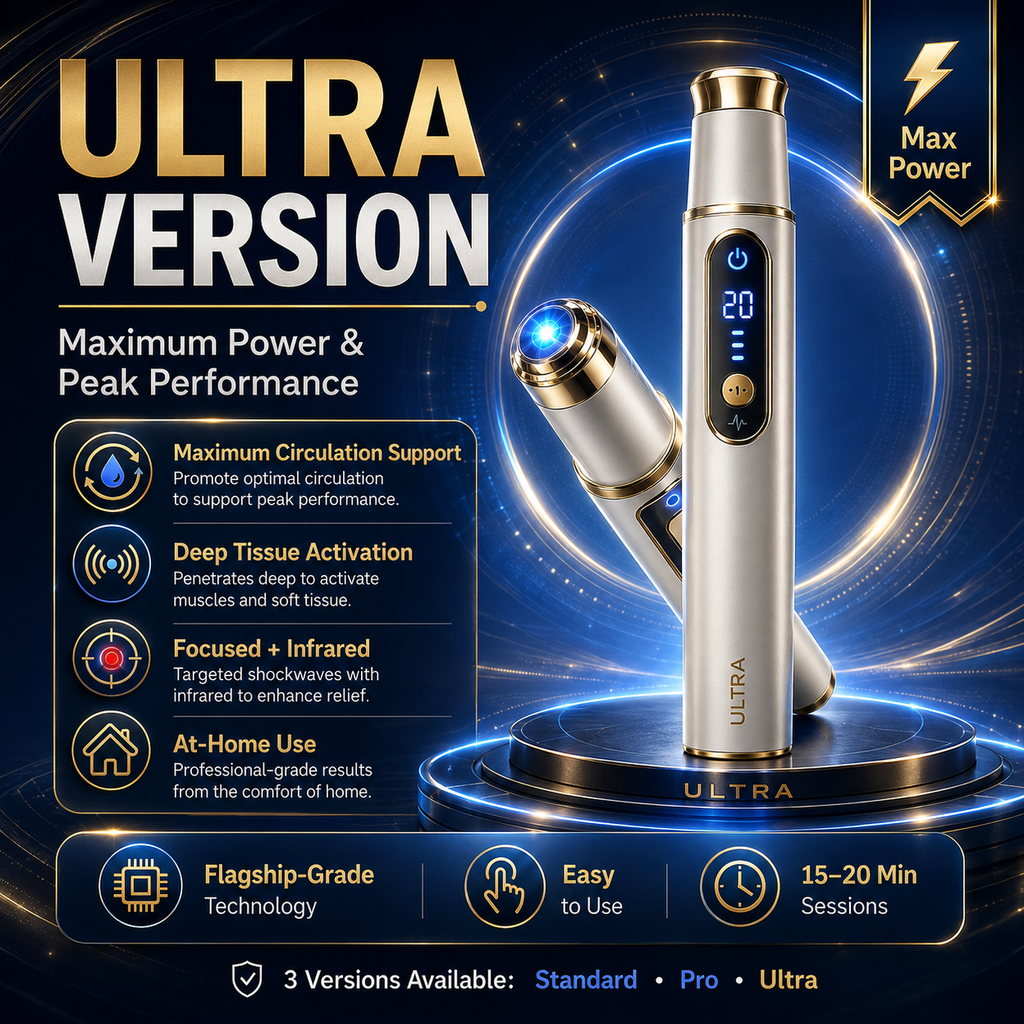 2026 New Advanced Acoustic Shockwave Therapy Device | Male Wellness & Muscle‑Joint Pain Relief