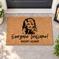 Everyone Welcome Except Jolene Doormat, Dolly Parton Tribute Doormat, Dolly Parton Memorial Gift 686161