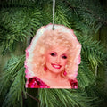 Holly Dolly Parton Memorial Acrylic Ornament, Jolly Dolly Christmas Tribute Ornament 686085