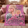 Dolly Parton Memorial Blanket, Country Music Legend Tribute Throw, I Will Always Love You Blanket, Dolly Parton Fan Gift 686251 WFD