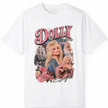Dolly Parton Collage Shirt, Vintage Country Music Graphic Tee, Retro Western Cowgirl Concert T-Shirt 686075