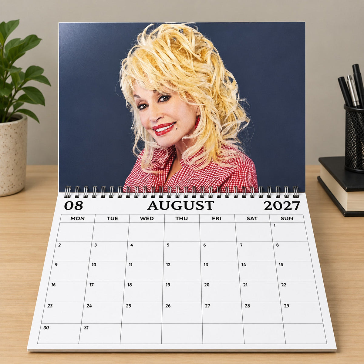 Dolly Parton 2027 Wall Calendar, Country Music Photo Calendar, Dolly Fan Gift, Western Cowgirl Decor 686246 WFD