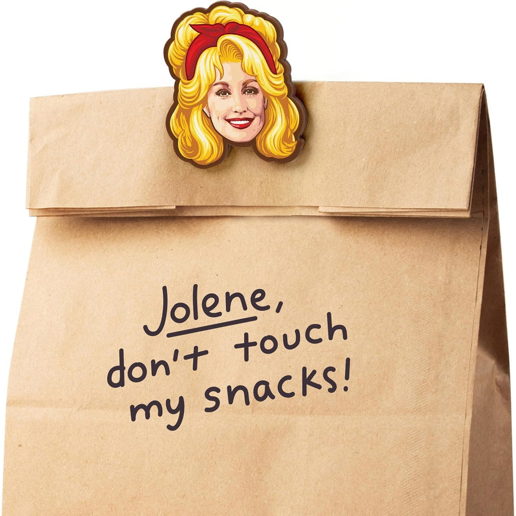 Dolly Parton Bag Clips Set of 4, Dolly-Inspired Iconic Hairstyle Food Storage Clips, Country Music Fan Gift 686183
