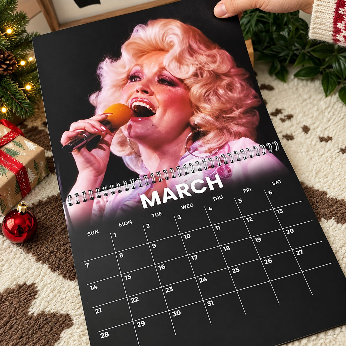 Dolly Parton 2027 Wall Calendar, Country Music Photo Calendar, Western Cowgirl Calendar, Dolly Fan Gift 686239 WFD