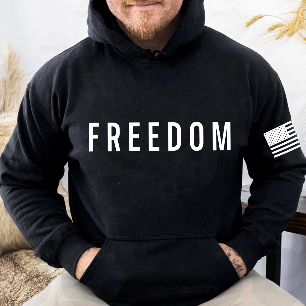 Freedom Charlie Kirk Shirt | Rest In Peace Charlie Kirk Shirt | Freedom on the Sleeve Left | Justice Charlie Kirk Memorial Shirt 683001