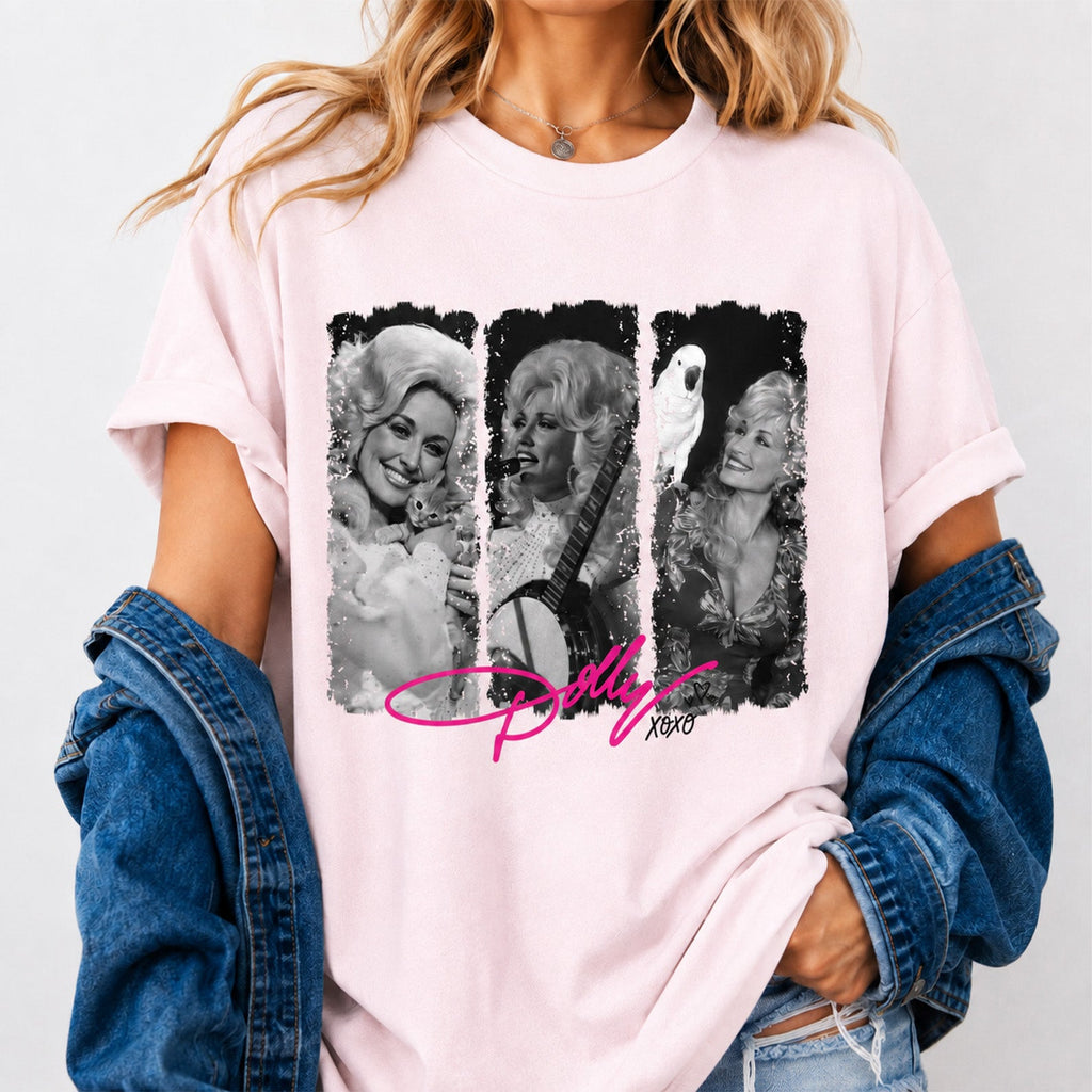 Dolly Parton Memorial Shirt, Vintage Country Music Legend Tee, Dolly Signature Tribute T-Shirt 1946-2026 686062